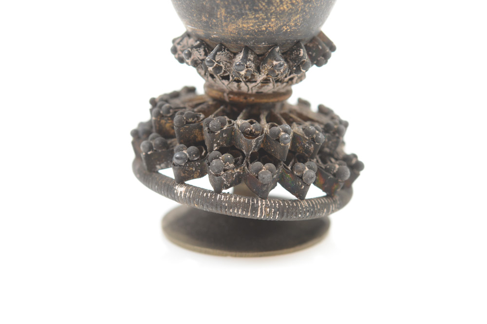 Chinese Official's Brass Hat Finial