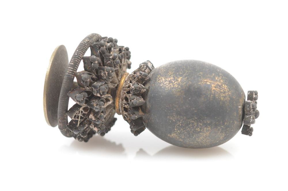 Chinese Official's Brass Hat Finial