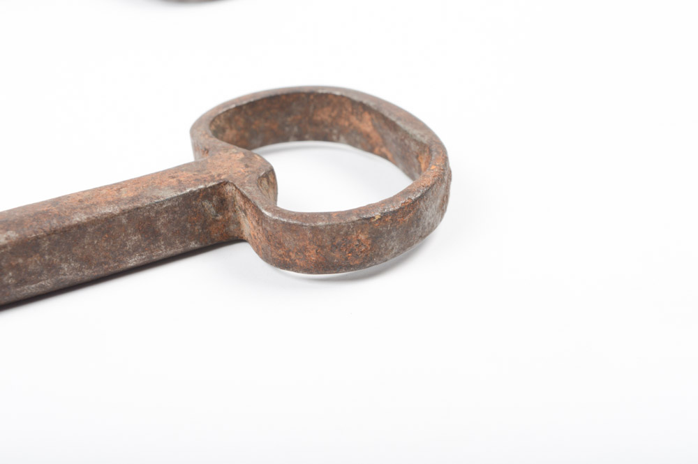 Five Antique Metal Skeleton Keys