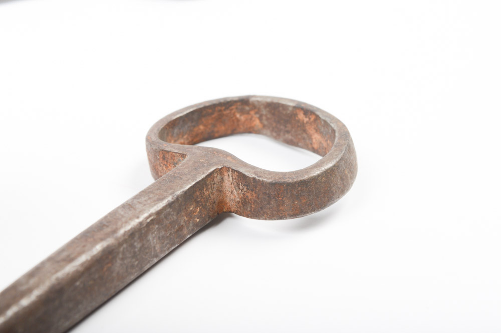 Five Antique Metal Skeleton Keys