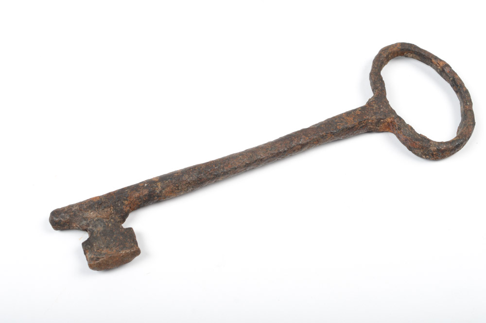 Five Antique Metal Skeleton Keys