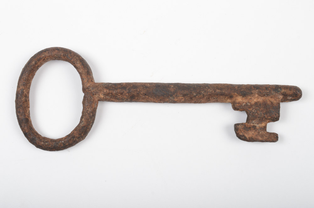 Five Antique Metal Skeleton Keys