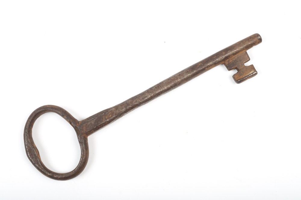 Five Antique Metal Skeleton Keys