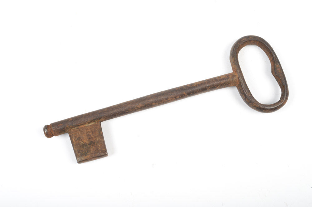 Five Antique Metal Skeleton Keys