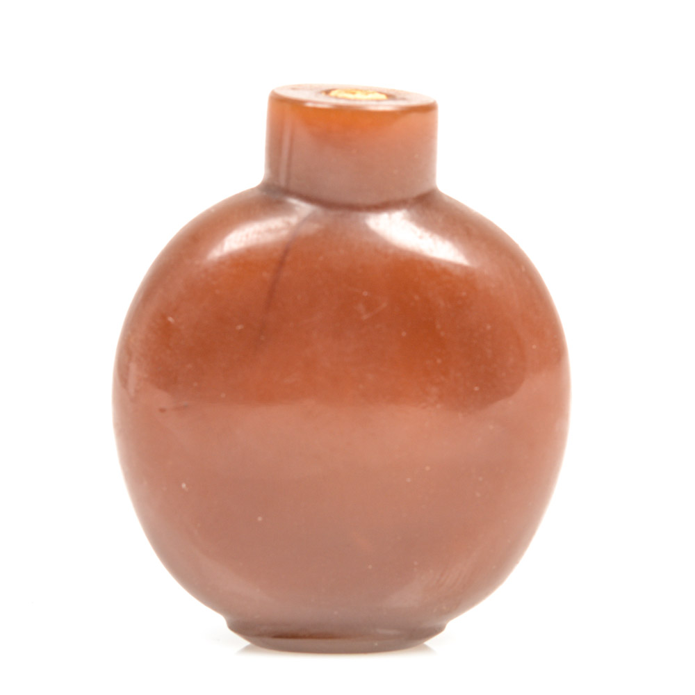 Antique Chinese Carnelian Snuff Bottle