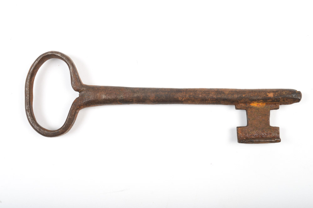 Four Antique Metal Skeleton Keys