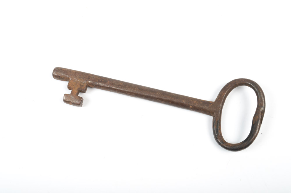 Four Antique Metal Skeleton Keys