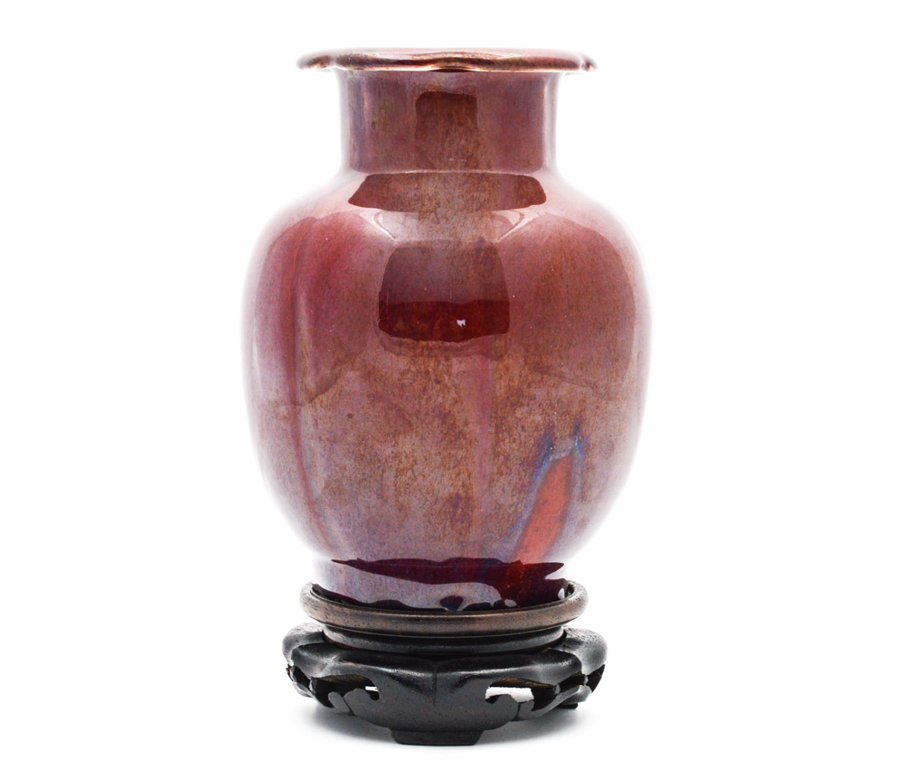 Chinese Late Qing Dynasty Sang de Boeuf Vase