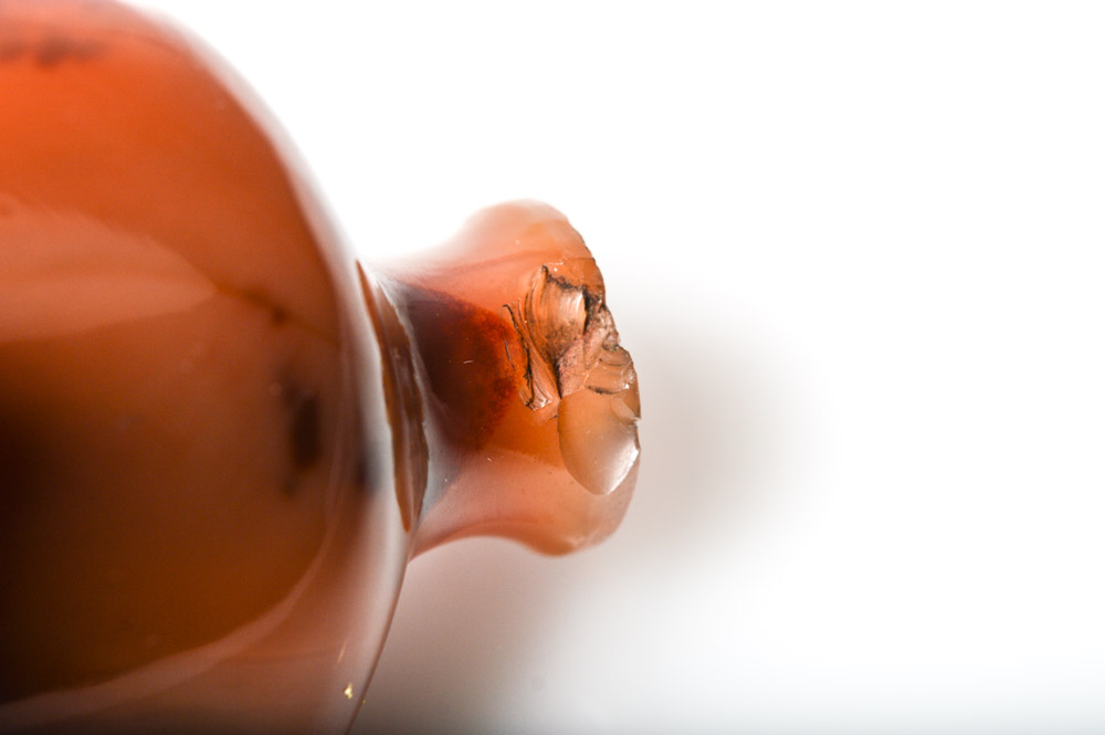 Antique Chinese Carnelian Snuff Bottle