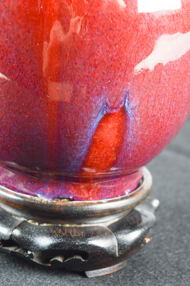 Chinese Late Qing Dynasty Sang de Boeuf Vase