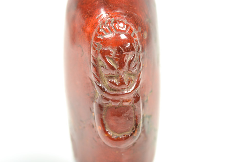 Fine Chinese Red Amber Snuff Bottle