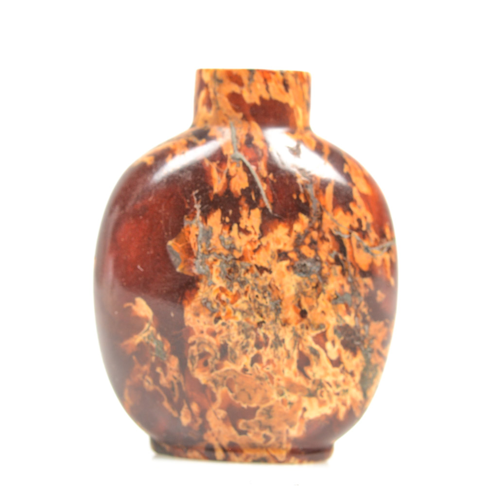 Chinese Amber Snuff Bottle