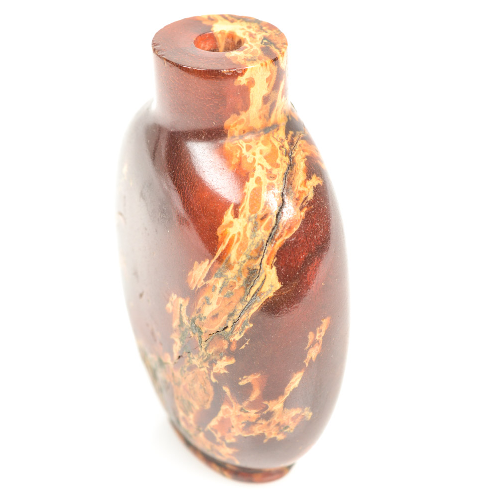 Chinese Amber Snuff Bottle