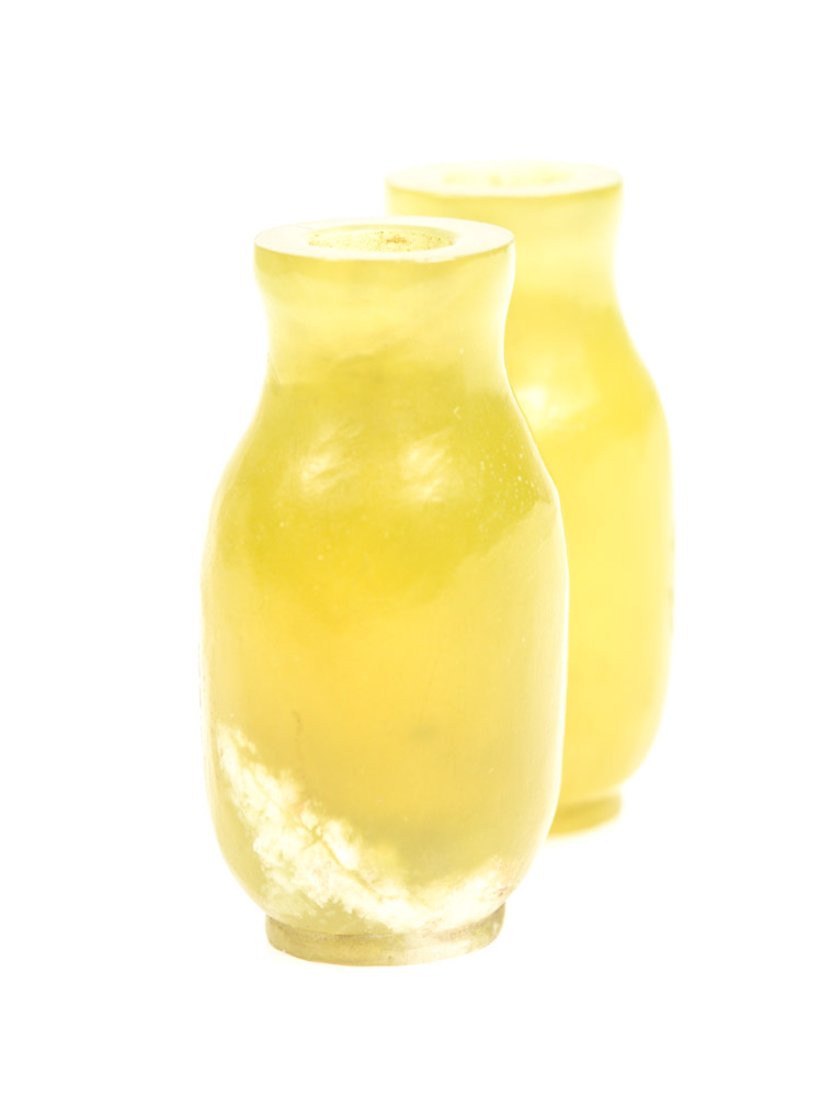 Chinese Yellow Jade Double Snuff Bottle