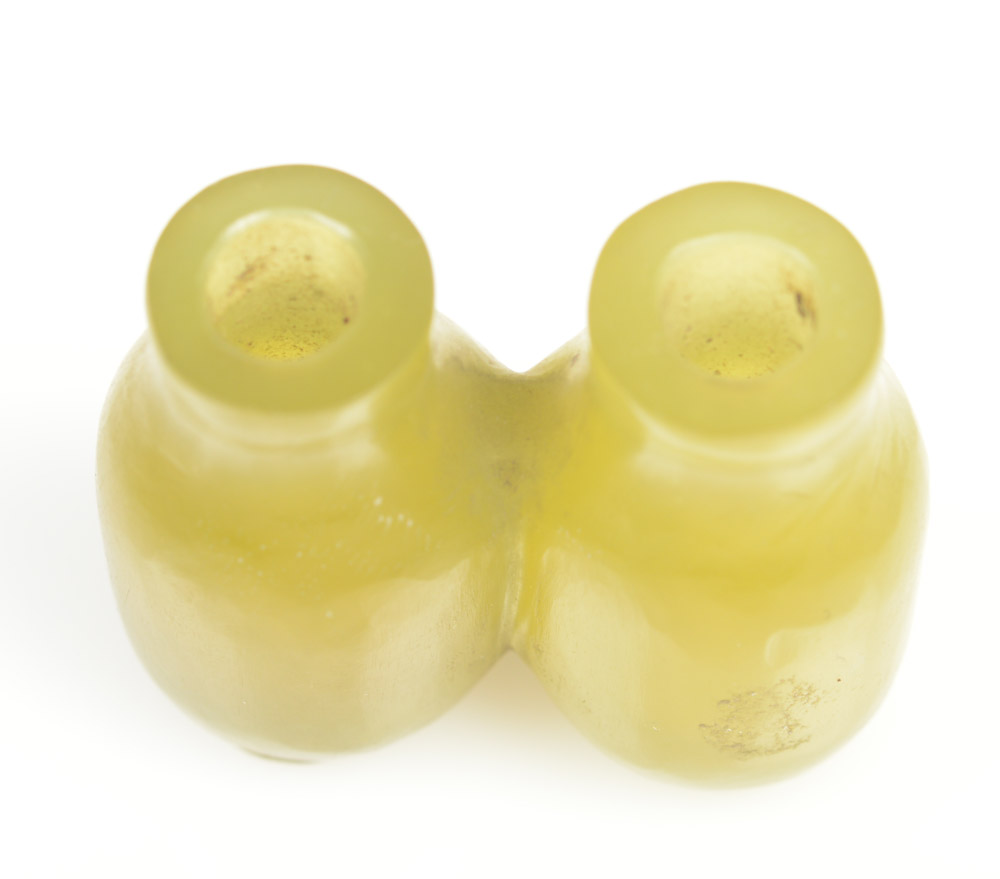Chinese Yellow Jade Double Snuff Bottle