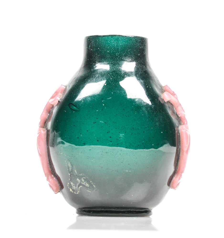 Antique Chinese Peking Glass Snuff Bottle