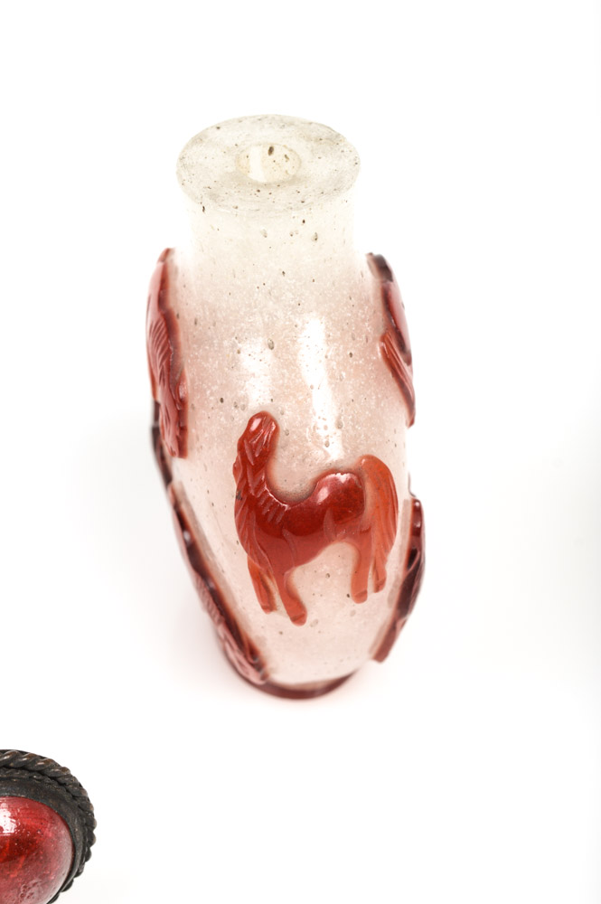 Antique Chinese Peking Glass Snuff Bottle