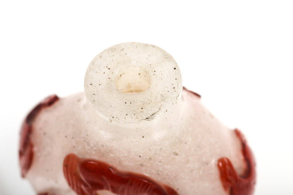 Antique Chinese Peking Glass Snuff Bottle