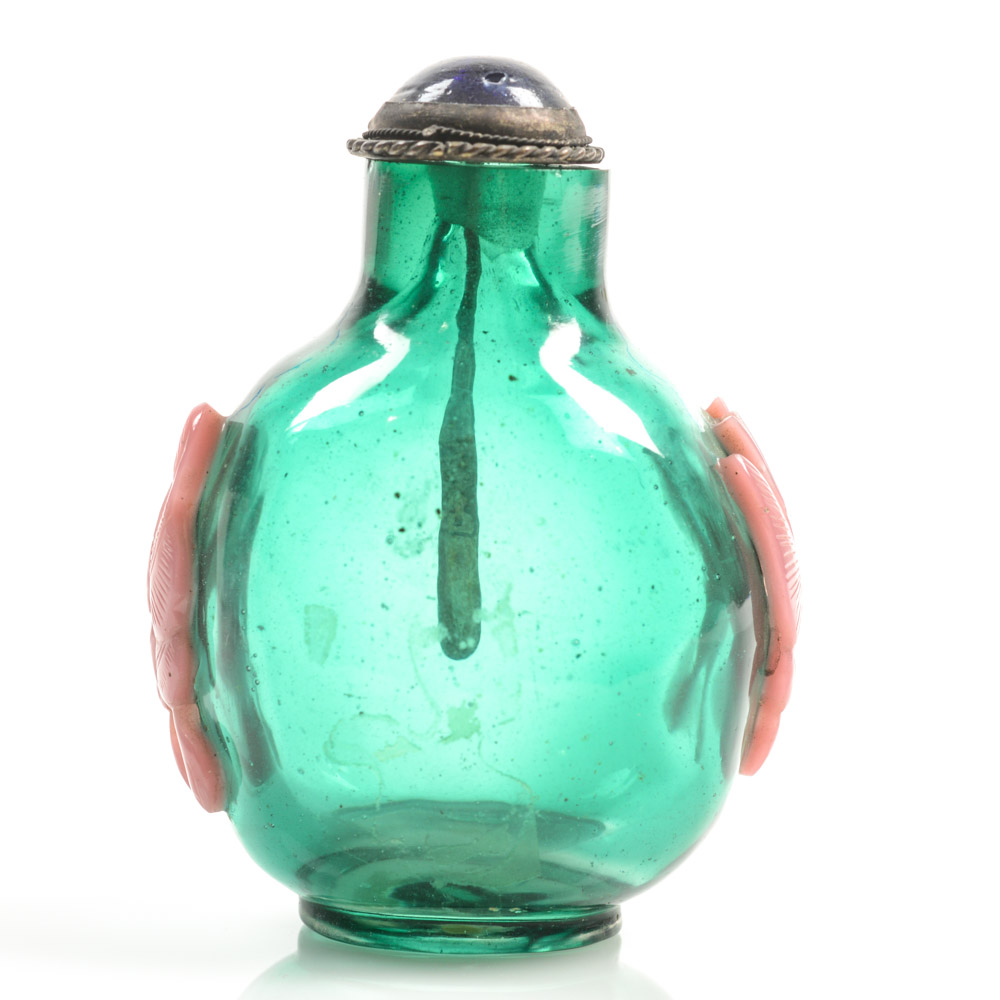 Antique Chinese Peking Glass Snuff Bottle