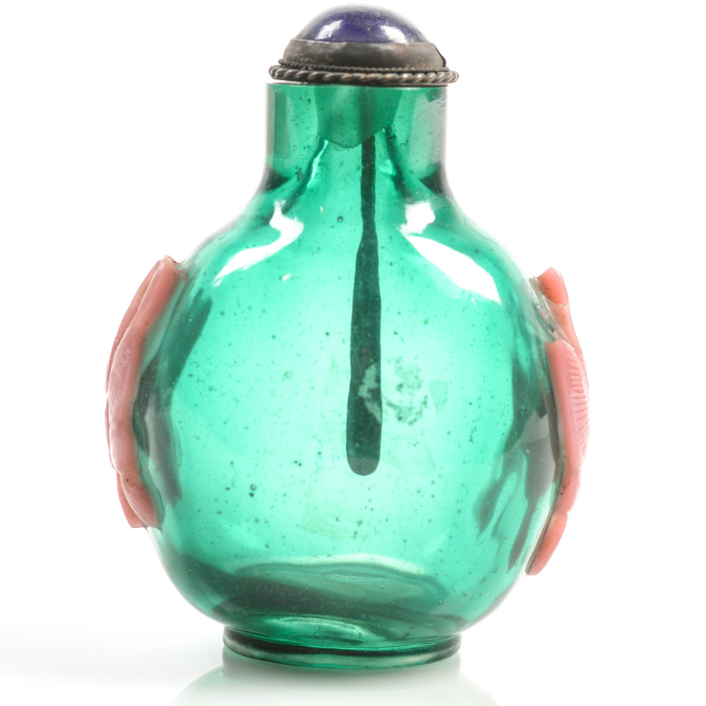Antique Chinese Peking Glass Snuff Bottle