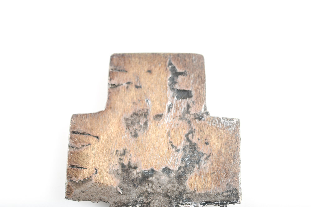 Antique Metal Russian Orthodox Crucifix