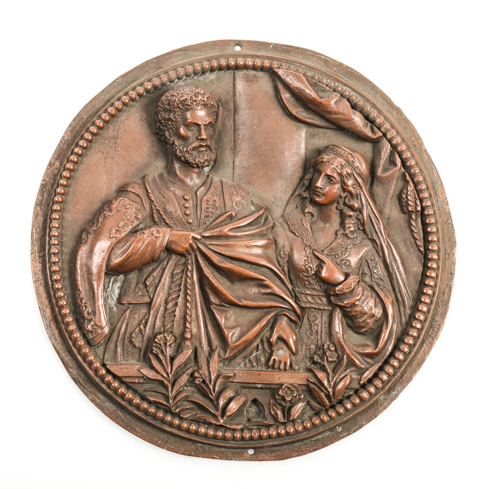 Antique Bronze Medallion