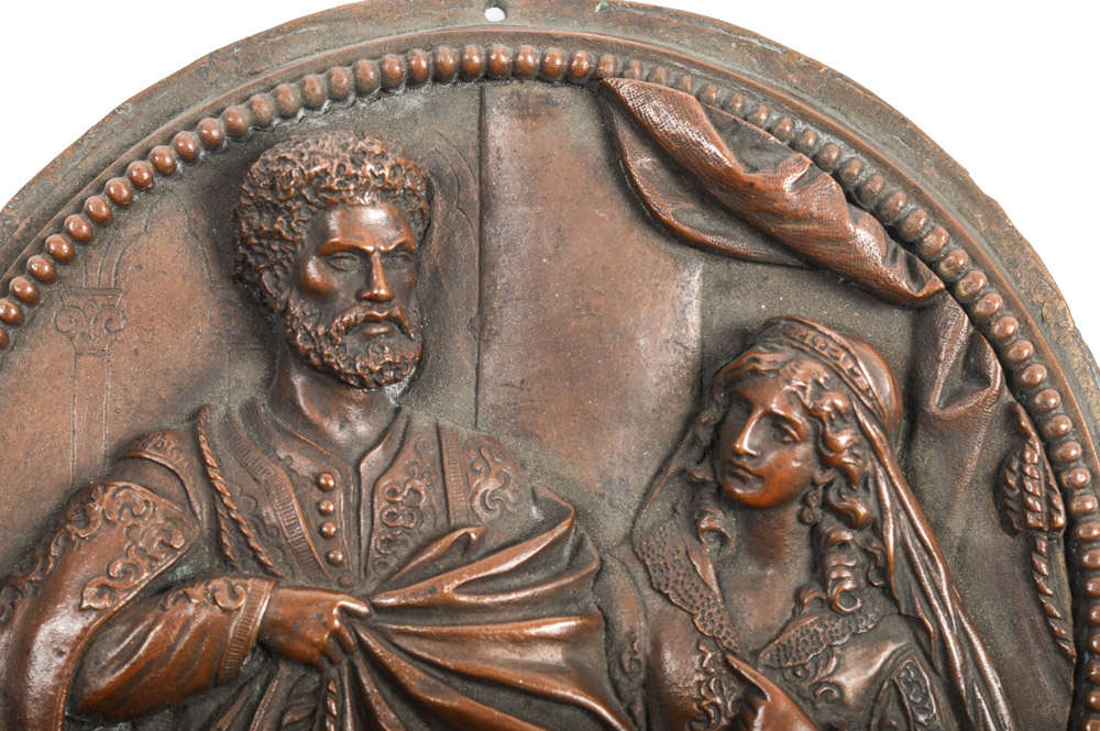 Antique Bronze Medallion