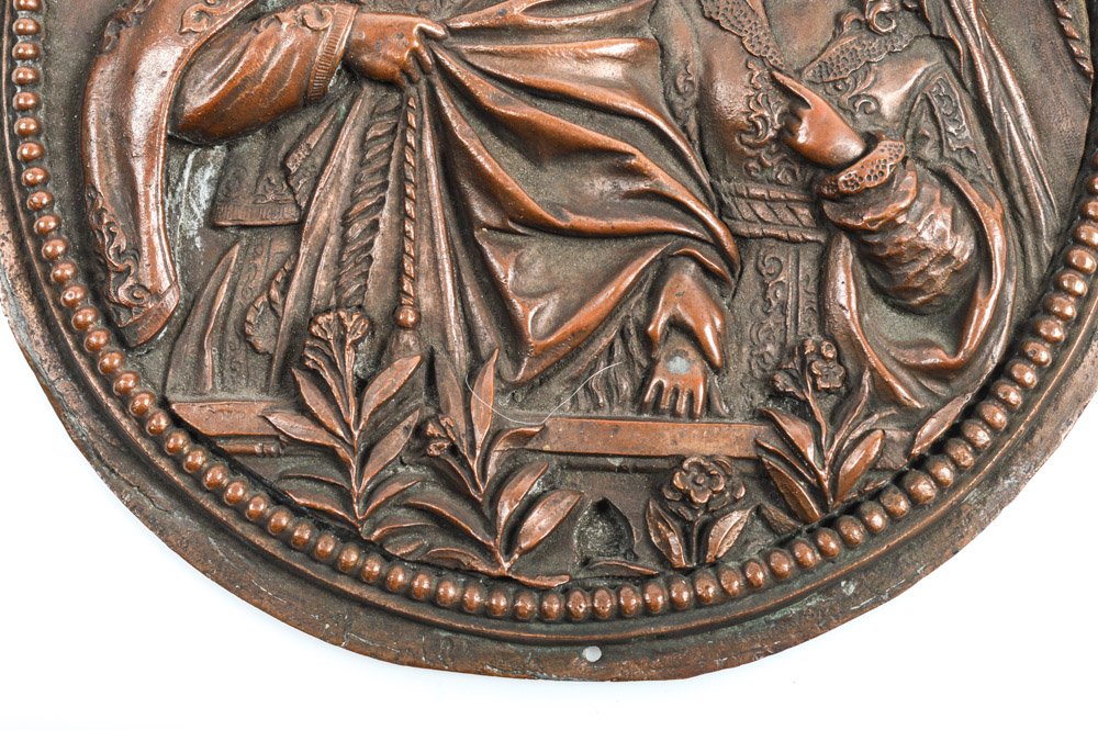 Antique Bronze Medallion