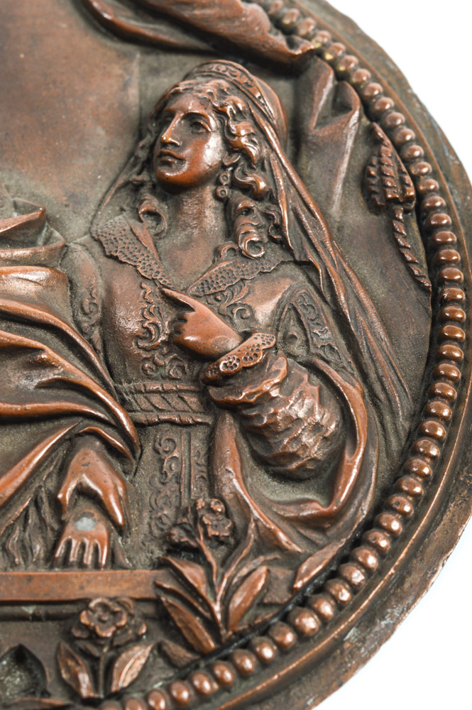 Antique Bronze Medallion