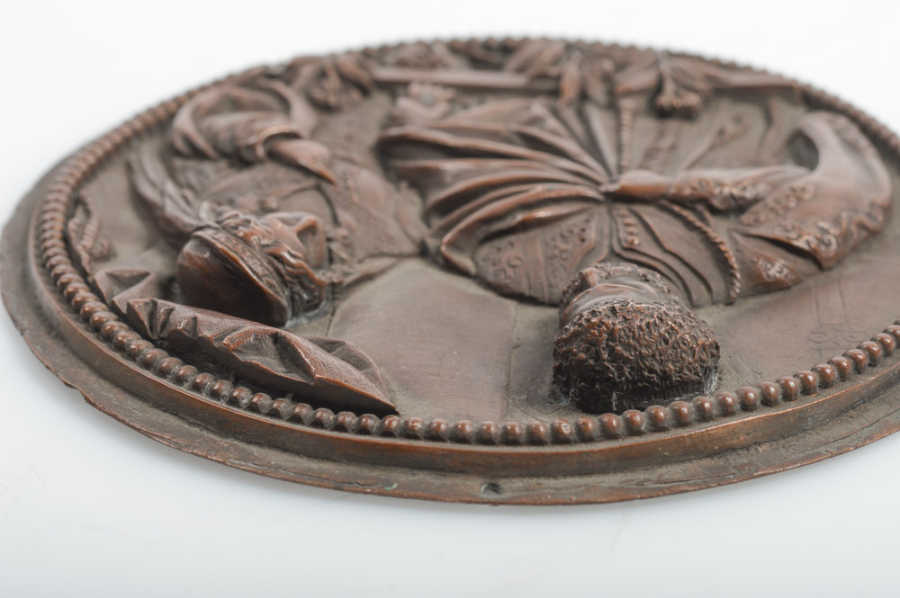 Antique Bronze Medallion