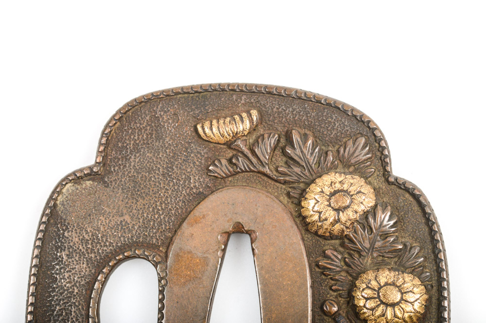 Antique Japanese Tsuba Sword Guard