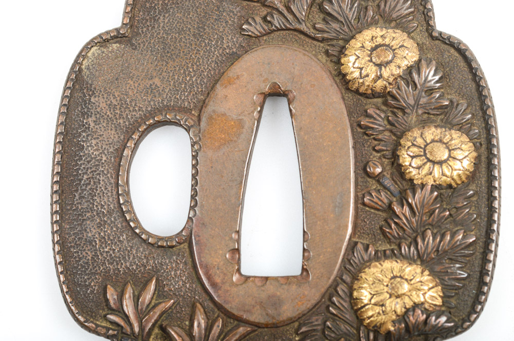 Antique Japanese Tsuba Sword Guard
