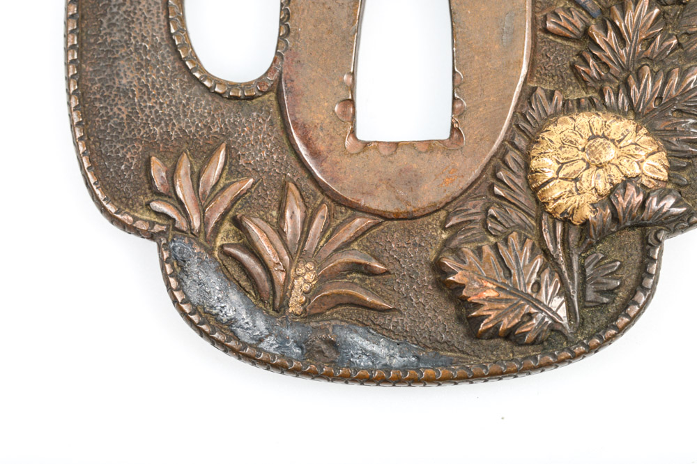 Antique Japanese Tsuba Sword Guard