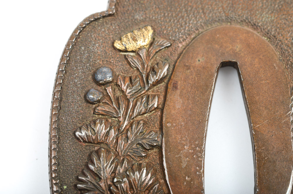 Antique Japanese Tsuba Sword Guard