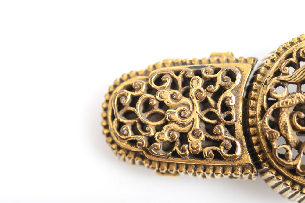 Antique Chinese Brass Buckle