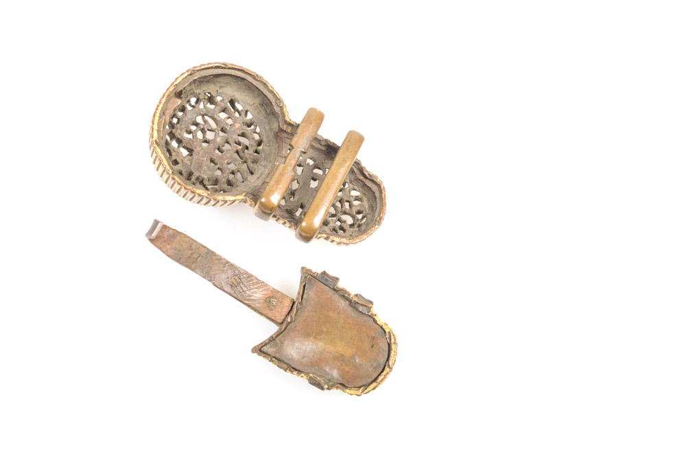 Antique Chinese Brass Buckle