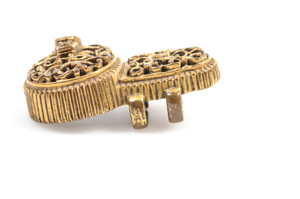 Antique Chinese Brass Buckle