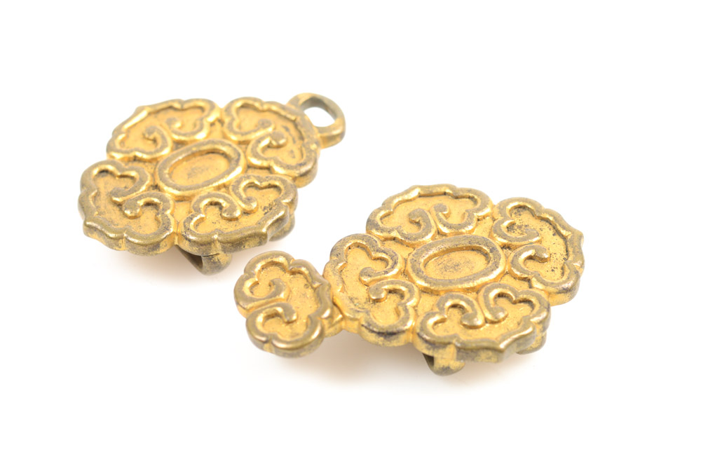 Antique Chinese Brass Buckle