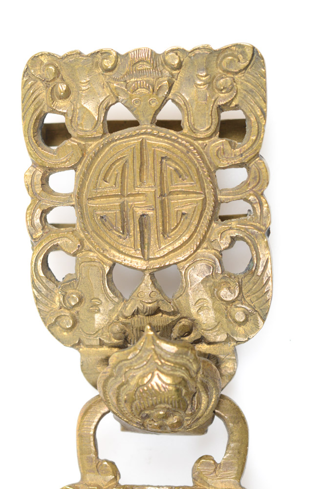 Antique Chinese Brass Buckle