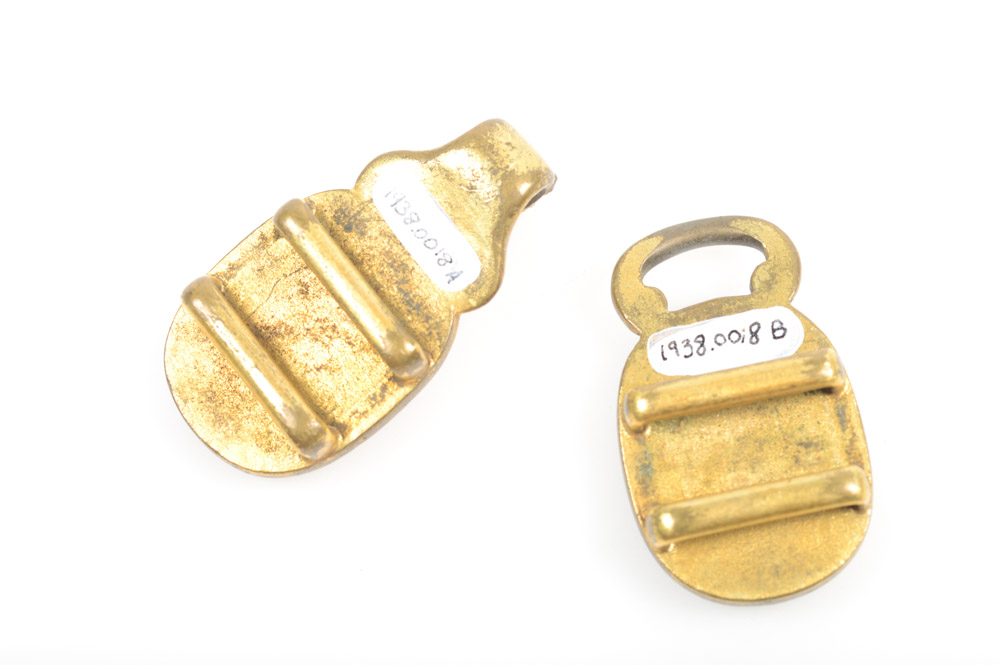 Antique Chinese Brass Lion Buckle