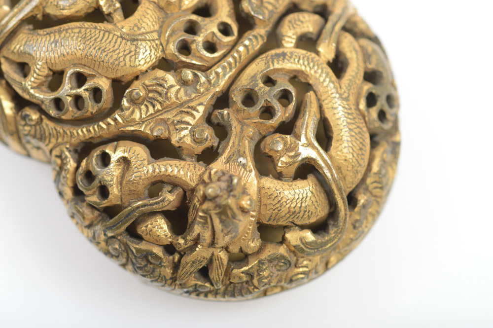 Antique Chinese Brass Buckle