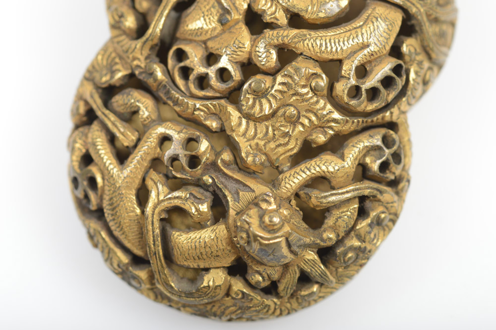 Antique Chinese Brass Buckle