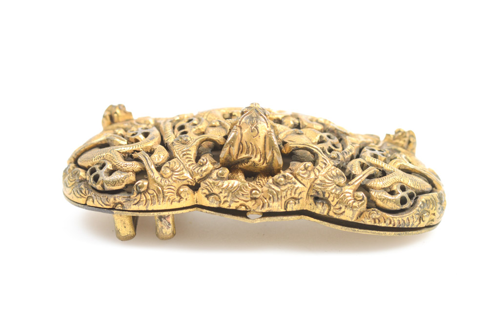 Antique Chinese Brass Buckle