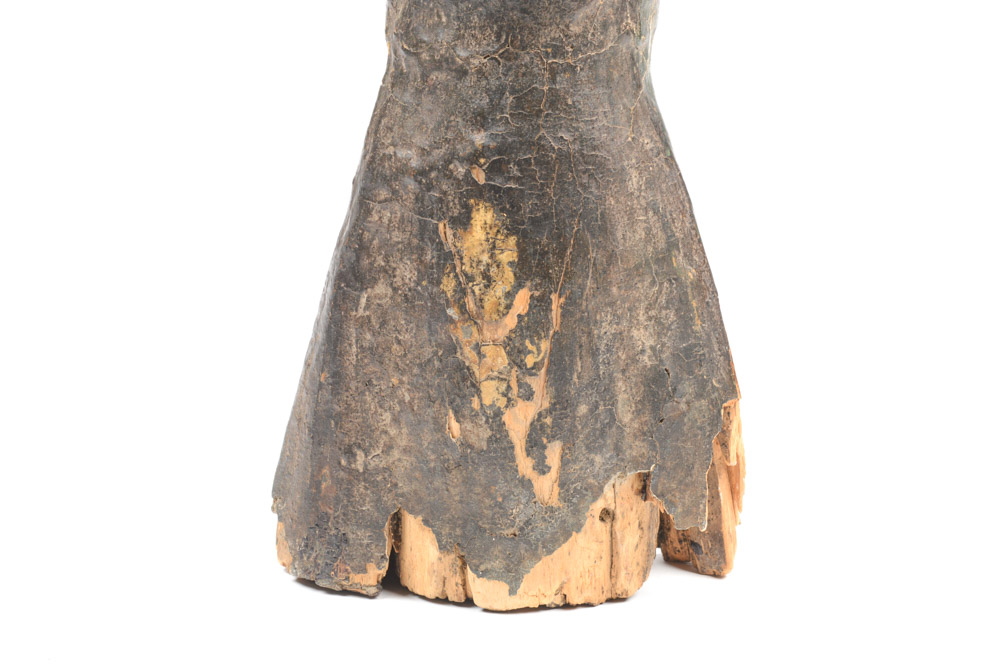 Antique Carved Santos Figure of the Blessed Virgin Mary