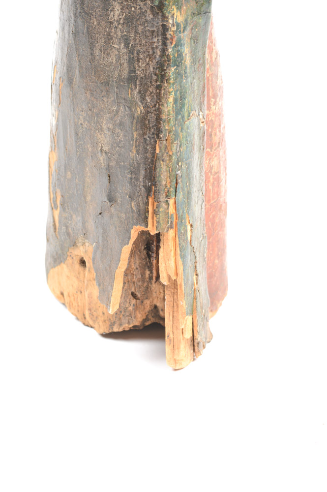 Antique Carved Santos Figure of the Blessed Virgin Mary