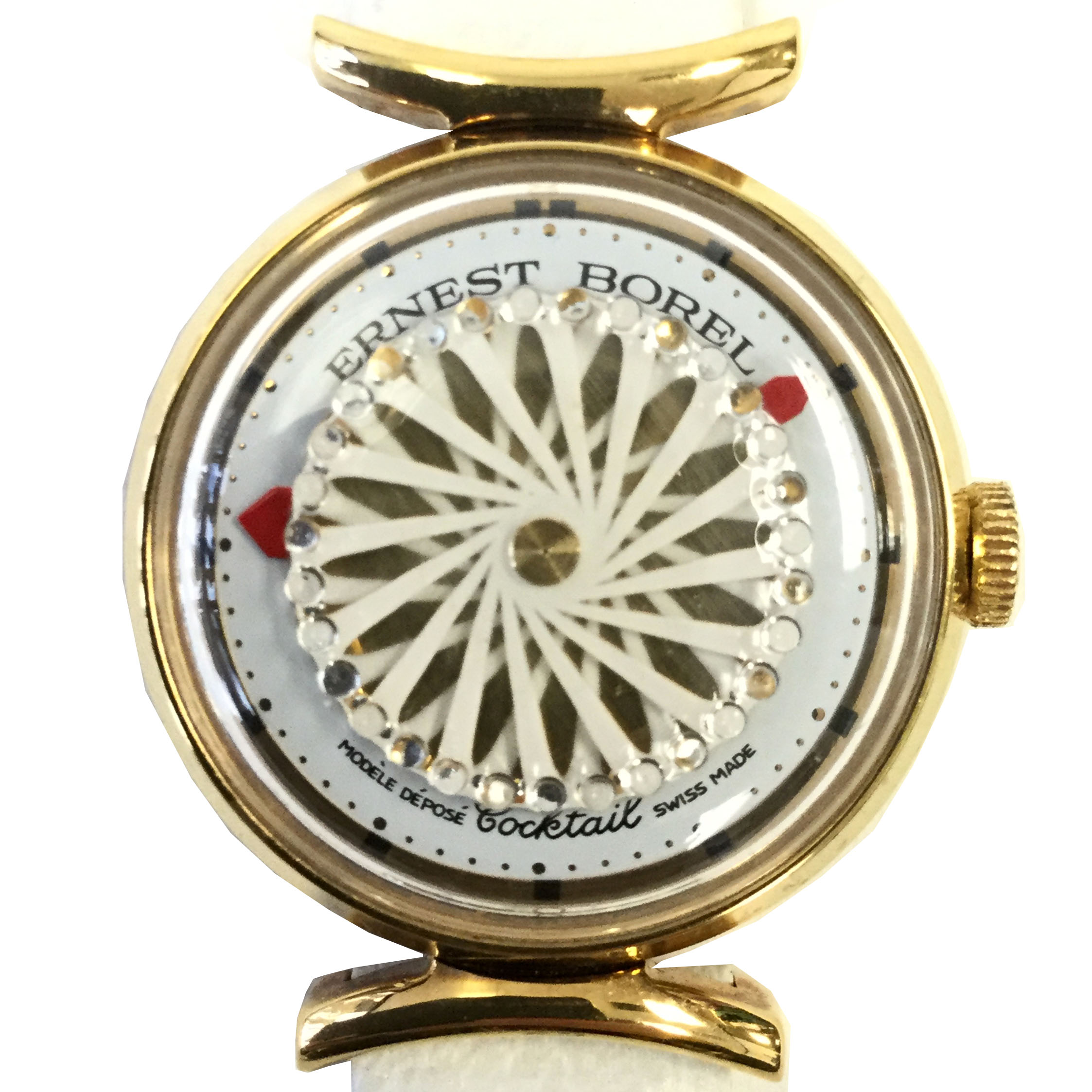 Vintage Ernest Borel 17 Jewel Kaleidoscope Cocktail Watch