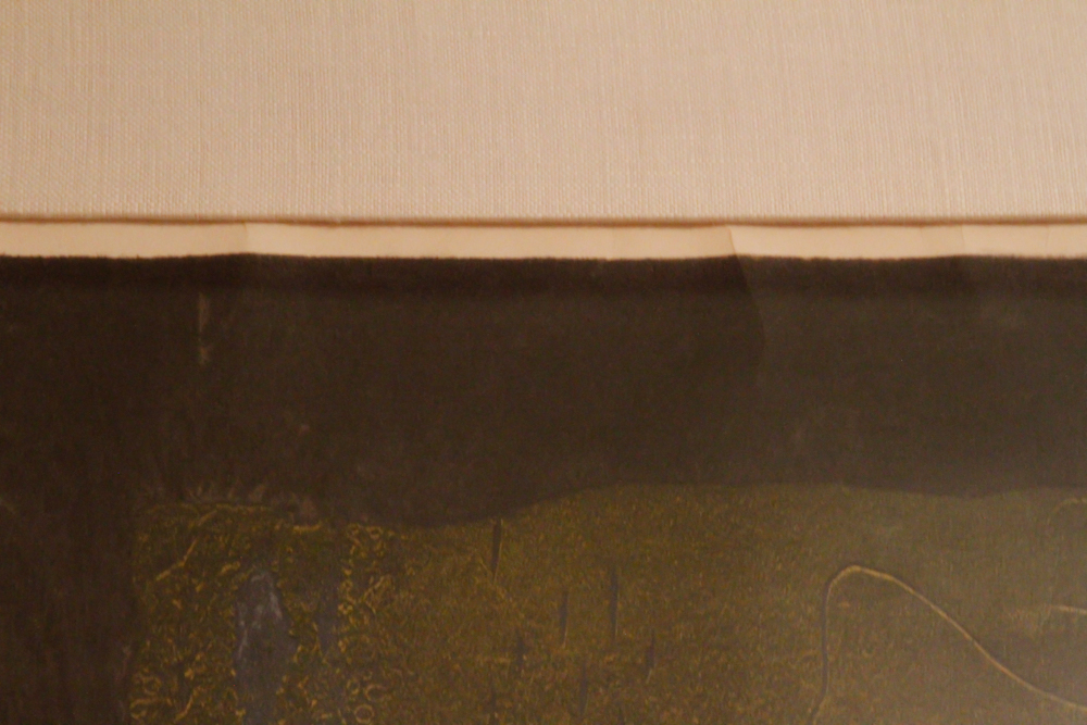 Tajima Hiroyuki Limited Edition 1968 Sōsaku-hanga Woodblock Print "Wind Erosion A"