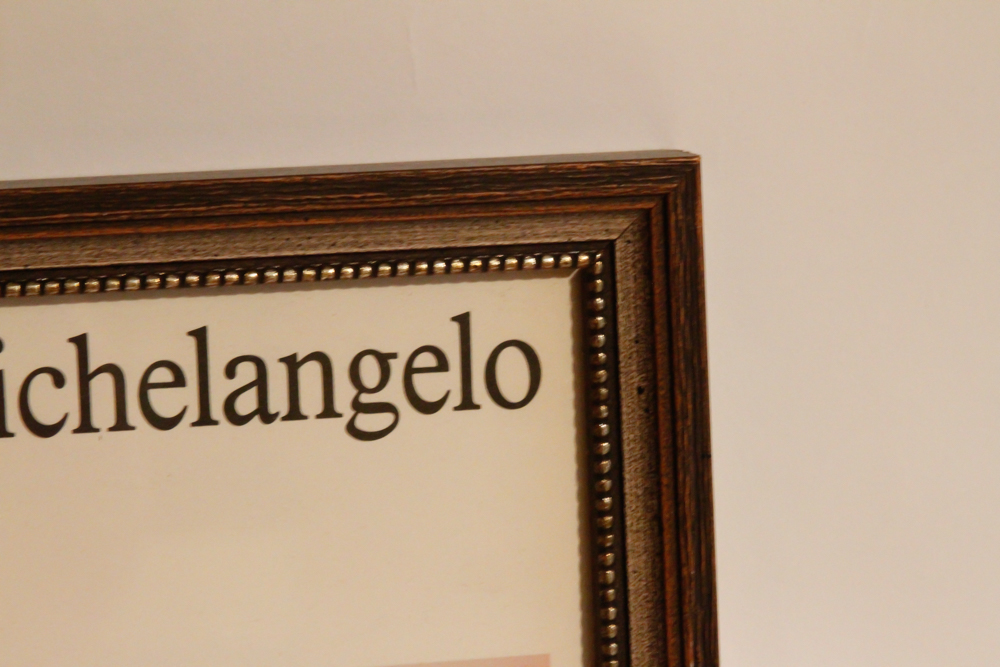 1984 Offset Lithograph Exhibition Poster After Michelangelo's Bastion Fort Design for Prato di Ognissanti