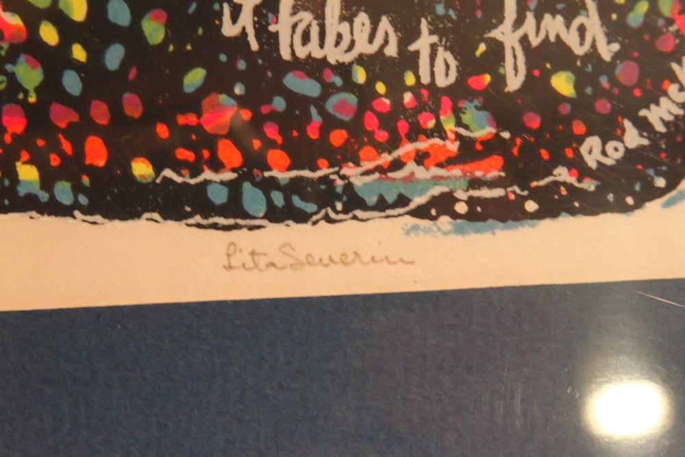 Vintage Artwork Including Sister Mary Corita Limited Edition Serigraph "Rules Are Fair"