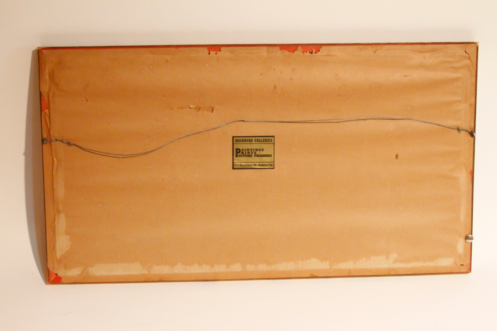 1954 Gouache Painting on Board of Ballerinas